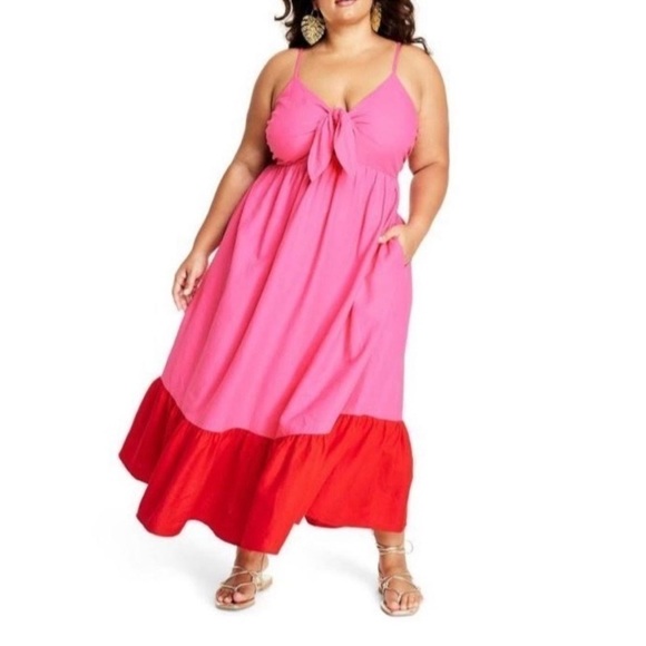 Tabitha Brown X Target Sleeveless Tie Front Dress Various Sizes  NEW! - Picture 4 of 7